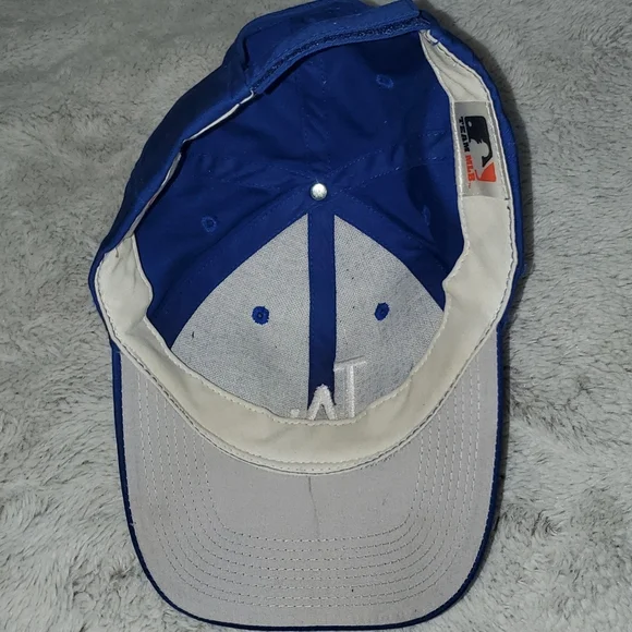 6-Panel OUTDOOR CAP Team MLB Ballcap-Royal Blue w/White Embroidered LA-EC-Sz S/M - Picture 8 of 12
